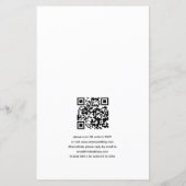 Laurel Leaf Wreath QR Code Script Weddenschap Uitn (Achterkant)