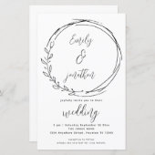 Laurel Leaf Wreath QR Code Script Weddenschap Uitn (Voorkant / Achterkant)