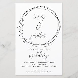 Laurel Leaf Wreath QR Code Script Weddenschap Uitn