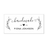 Laurel Leaves Creëer Your Ewn Handmade Zelfinktende Stempel (Design)