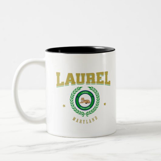 Laurel Maryland Tweekleurige Koffiemok (Links)