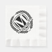 Laurel Monogram Design Napkins Servet (Voorkant)