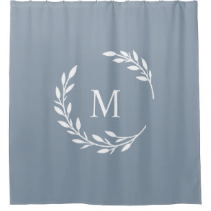 Laurel Monogrammed Shower Curtain Douchegordijn