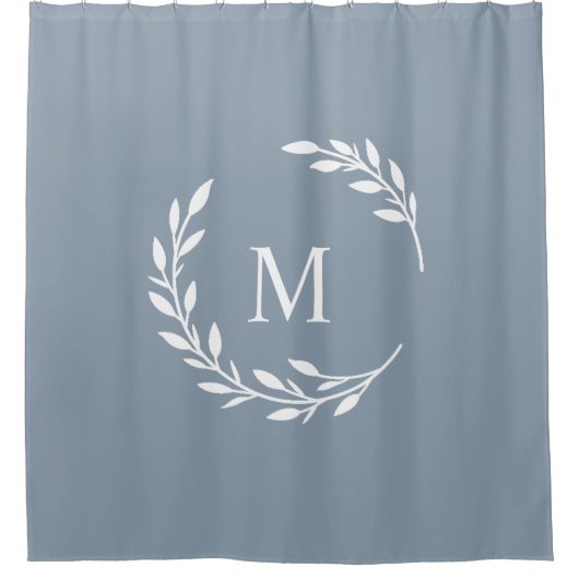 Laurel Monogrammed Shower Curtain Douchegordijn (Voorkant)