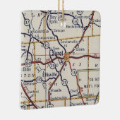 Laurel MS  Map Keramisch Ornament (Rechts)