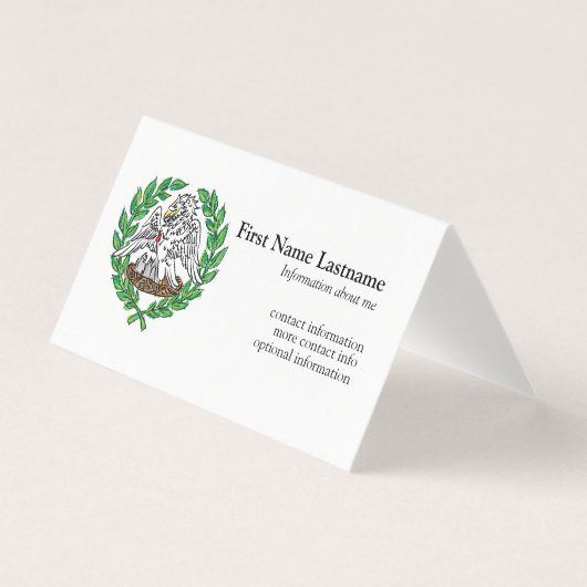 Laurel-Pelican Visitekaartje (Voorkant)