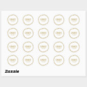 Laurel Rand | Afstudeersticker Ronde Sticker (Vel)