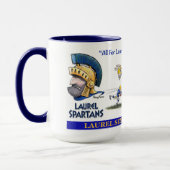 Laurel Senior High School Spartaanse mok (Links)
