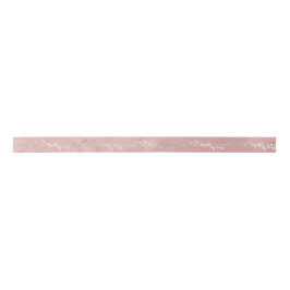 Laurel Silver Pink Rose Gold Pastel Satijnen Lint