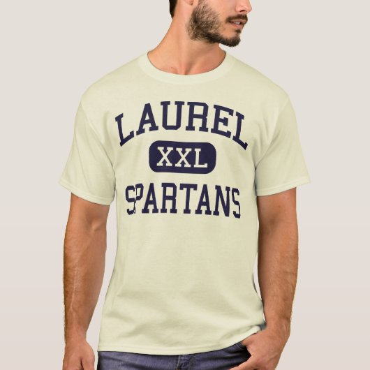 Laurel - Spartans - High School - Laurel Maryland T-shirt (Voorkant)