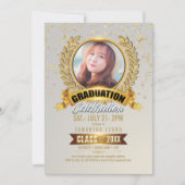 Laurel Wreath Afstuderen Foto ID833 Kaart (Voorkant)