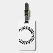 Laurel Wreath Bagagelabels (Voorkant verticaal)