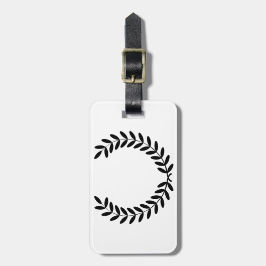 Laurel Wreath Bagagelabels (Voorkant verticaal)