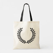Laurel Wreath Canvas tas (Achterkant)
