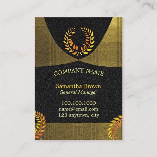 Laurel Wreath Corporate Visitekaartje (Voorkant)