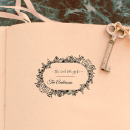 Laurel Wreath Custom Dit boek behoort tot Rubberstempel