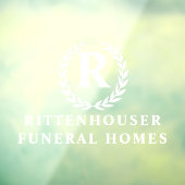 Laurel Wreath gepersonaliseerd Raamsticker (Vel 3)