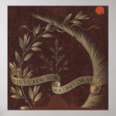 Laurel Wreath - Leonardo da Vinci Fine Art Poster (Voorkant)
