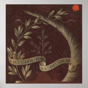 Laurel Wreath - Leonardo da Vinci Fine Art Poster