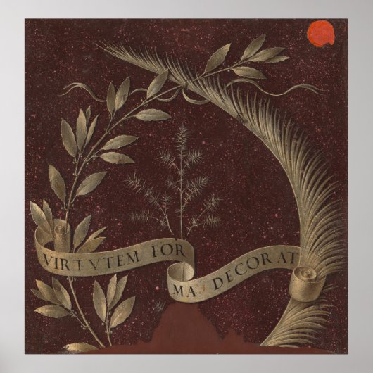 Laurel Wreath - Leonardo da Vinci Fine Art Poster (Voorkant)