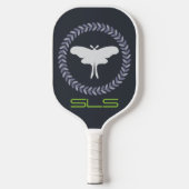 Laurel Wreath & Luna Moth Pickleball Paddle (Voorkant)