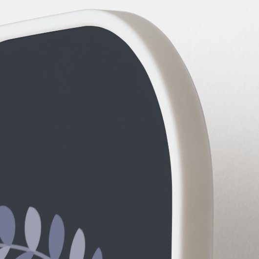 Laurel Wreath & Luna Moth Pickleball Paddle (Links Detail)