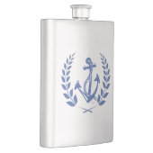 Laurel Wreath met Nautical Anchor Flacon (Rechts)