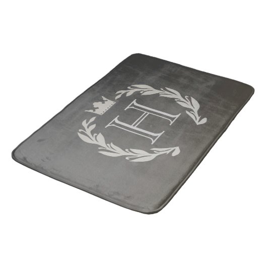 Laurel Wreath Monogram Badmat (Gekanteld)