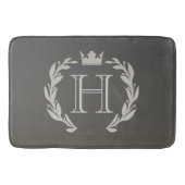 Laurel Wreath Monogram Badmat (Voorkant)