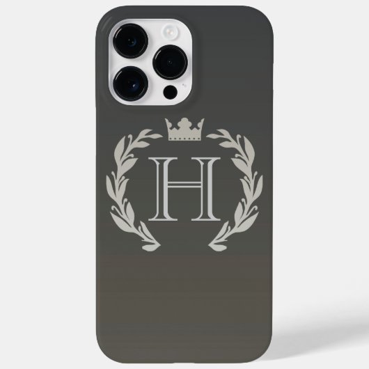 Laurel Wreath Monogram Case-Mate iPhone Case (Achterkant)