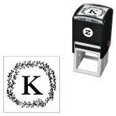 Laurel Wreath Monogram Stempel (In situ)
