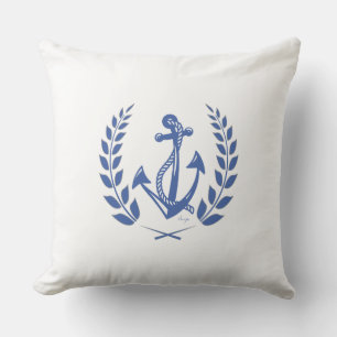 Laurel Wreath, Nautical Anchor met Rope Kussen
