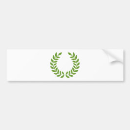 Laurel Wreath (OudGrieks symbool) Bumpersticker