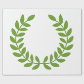 Laurel Wreath (OudGrieks symbool) Cadeaupapier (Vlak)