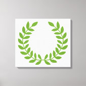 Laurel Wreath (OudGrieks symbool) Canvas Afdruk (Voorkant)
