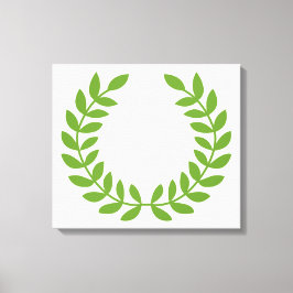 Laurel Wreath (OudGrieks symbool) Canvas Afdruk
