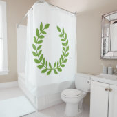 Laurel Wreath (OudGrieks symbool) Douchegordijn (In situ)