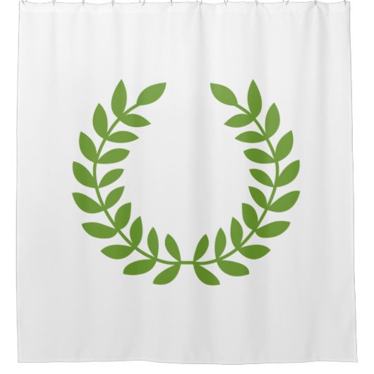 Laurel Wreath (OudGrieks symbool) Douchegordijn (Voorkant)