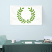 Laurel Wreath (OudGrieks symbool) Spandoek (Beurs)