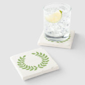 Laurel Wreath (OudGrieks symbool) Stenen Onderzetter (Zijkant)