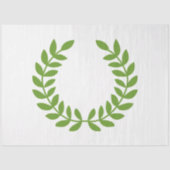 Laurel Wreath (OudGrieks symbool) Tissuepapier (Voorkant)