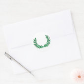 LAUREL WREATH RONDE STICKER (Envelop)