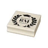 Laurel Wreatmonogram Afstuderen klasse van Rubberstempel (Stempel)