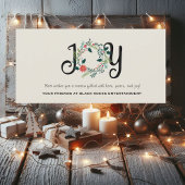 Laurel Wreaty Joy Corporate Card Feestdagenkaart