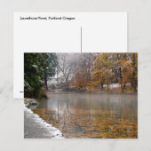 Laurelhurst Pond Briefkaart (Voorkant / Achterkant)