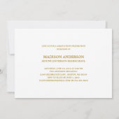 Laurels | Uitnodiging van de Graduation Party 2014 (Achterkant)