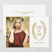 Laurels | Uitnodiging van de Graduation Party 2014 (Voorkant / Achterkant)