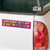Lauren Boebert, hou de @% en # omhoog! Bumperstick Bumpersticker (Op Truck)