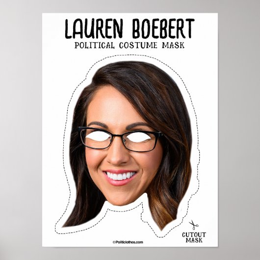 Lauren Boebert kostuummasker Poster (Voorkant)
