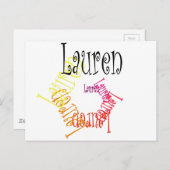 Lauren Briefkaart (Voorkant / Achterkant)